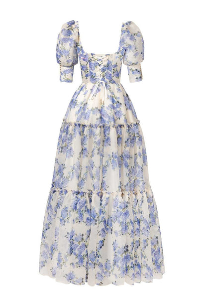 Vaagoon Diana Prinzessin Langärmliges Sommerkleid