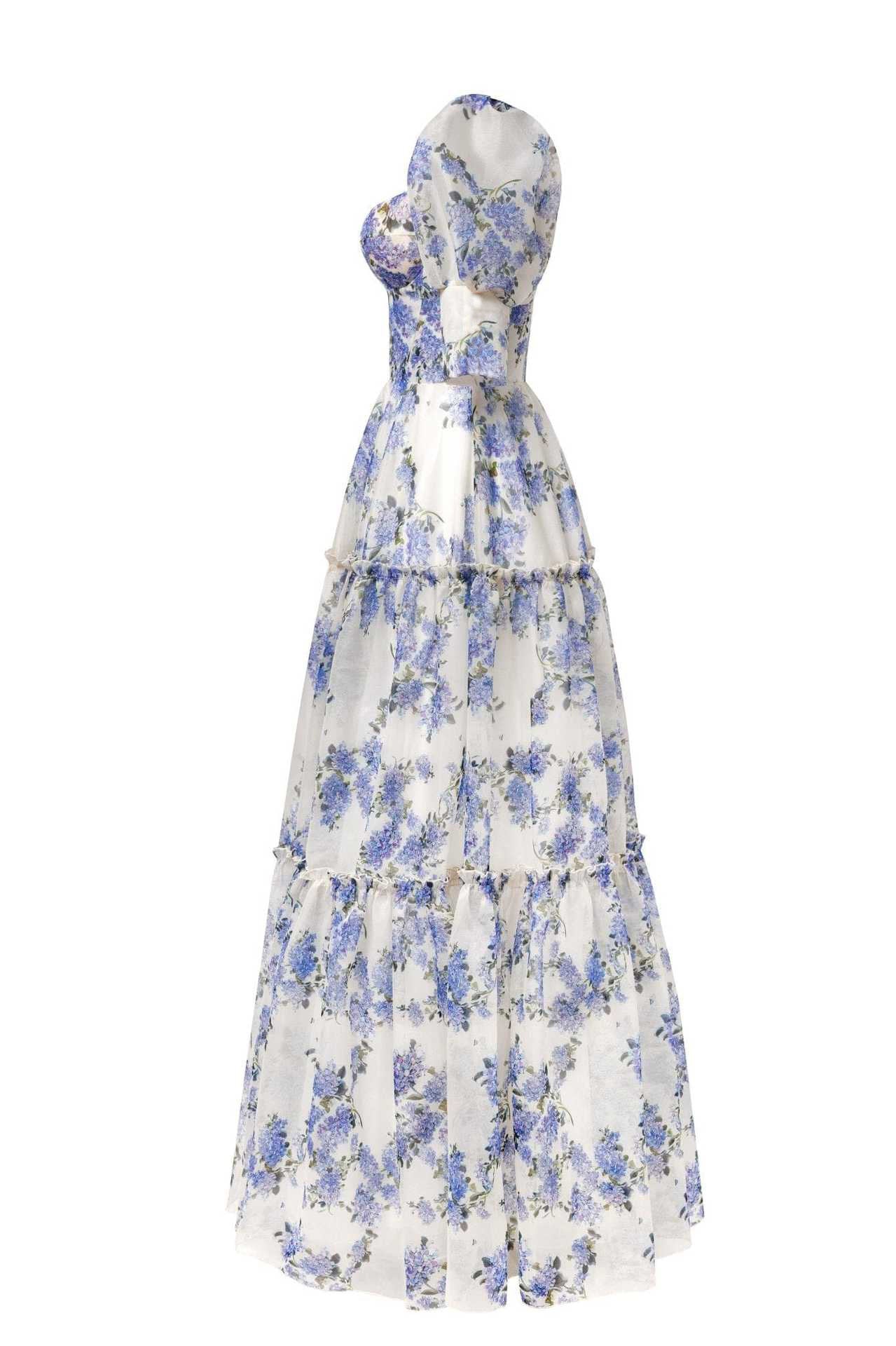 Vaagoon Diana Prinzessin Langärmliges Sommerkleid