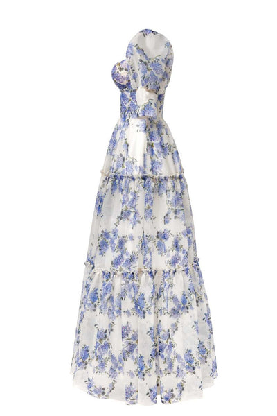 Vaagoon Diana Prinzessin Langärmliges Sommerkleid