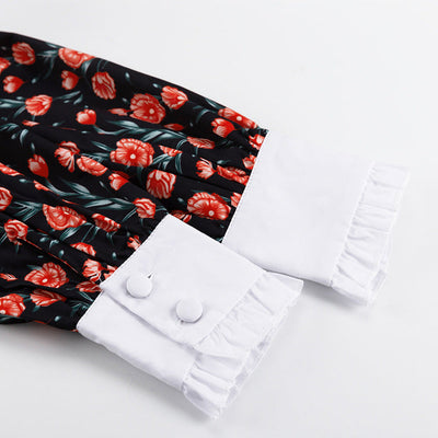 VAAGOON Suelin Vintage-Inspiriertes Maxikleid
