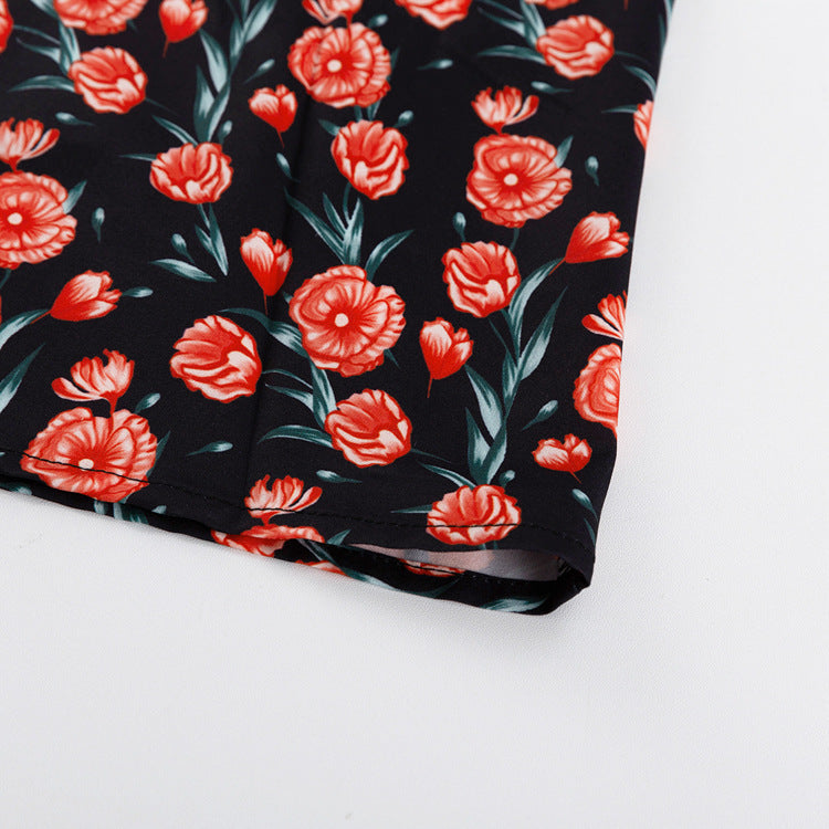 VAAGOON Suelin Vintage-Inspiriertes Maxikleid
