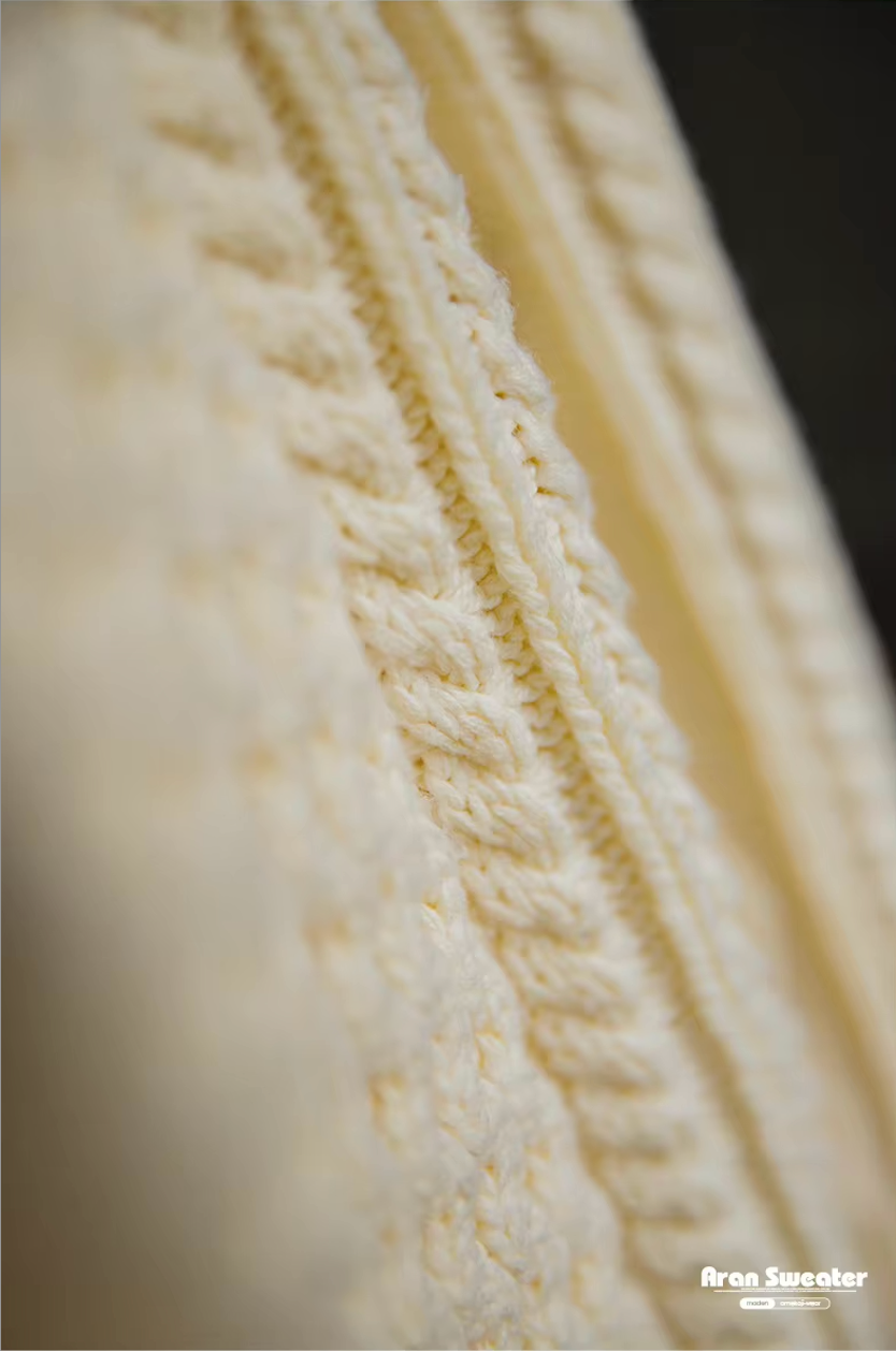 VAAGOON Vintage Aran Knit Sweater