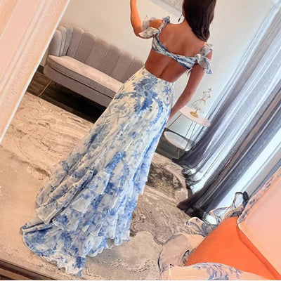 Vaagoon Leolina Rückenfreies Sommerkleid für Damen