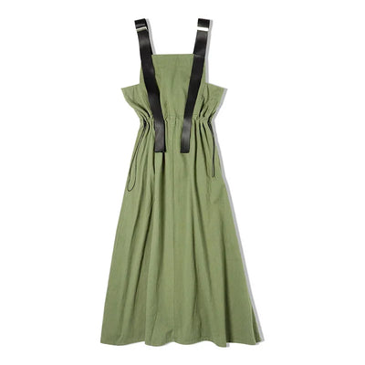 VAAGOON Damen Sommerkleid mit Trägern für den Sommer