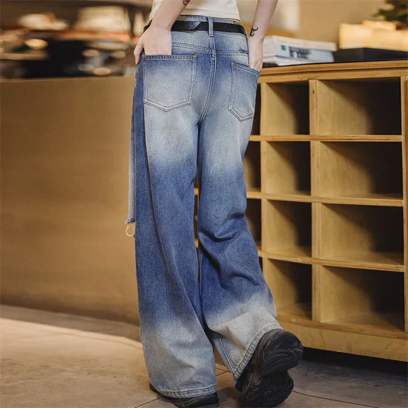Vaagoon Ripped Denim Pants