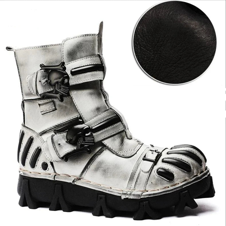 VAAGOON Motorrad-Inspirierte Stiefel
