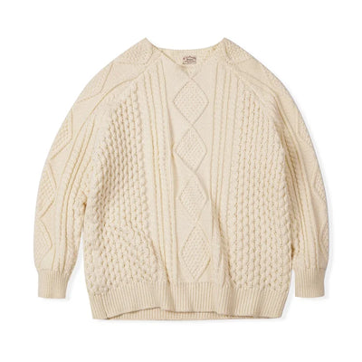 VAAGOON Vintage Aran Knit Sweater