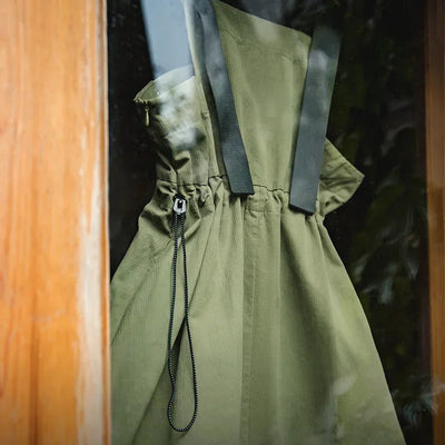 VAAGOON Damen Sommerkleid mit Trägern für den Sommer