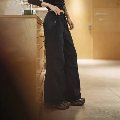Vaagoon Stiffy Damen Bequeme Schnitt-Hose