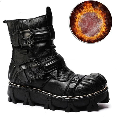VAAGOON Motorrad-Inspirierte Stiefel