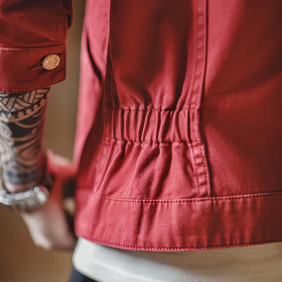 VAAGOON Vintage Buchstaben Stickerei 12MJZ Jacke