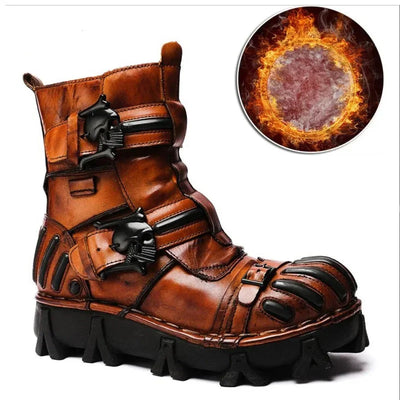 VAAGOON Motorrad-Inspirierte Stiefel
