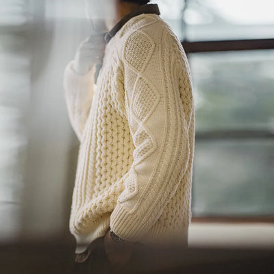 VAAGOON Vintage Aran Knit Sweater
