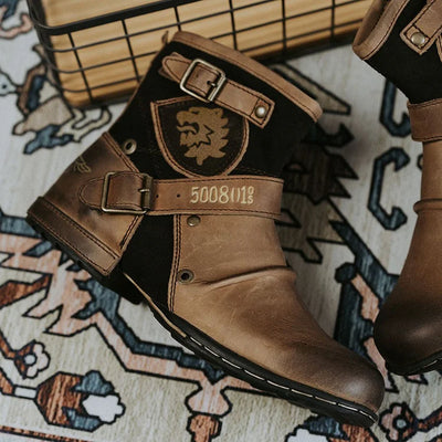 VAAGOON Retro Metallstiefel